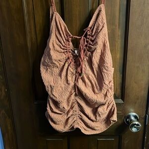 Free people pink tank top
